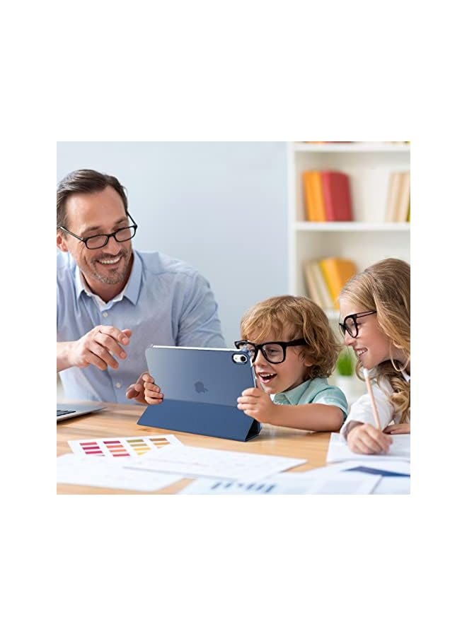 Procases For Ipad 10Th Generation Case 2022 Ipad 10.9 Inch Case, Ipad 10 Case Slim Stand Hard Shell Back Protective Smart Cover For 10.9” Ipad 10Th Gen 2022 Release A2696 A2757 A2777 -Navy - Image 2