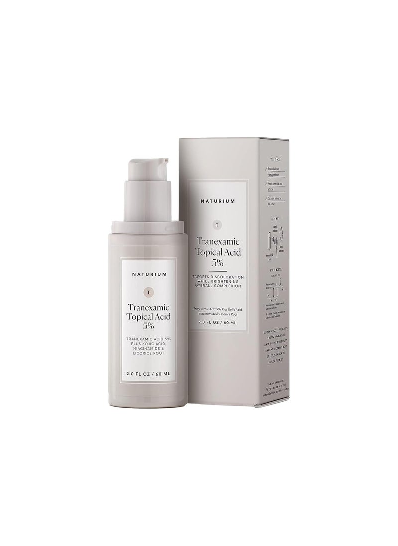 NATURIUM Naturium Tranexamic Topical Acid 5% Jumbo, Face & Skin Care with Kojic Acid, Niacinamide & Licorice Root, 2 oz 