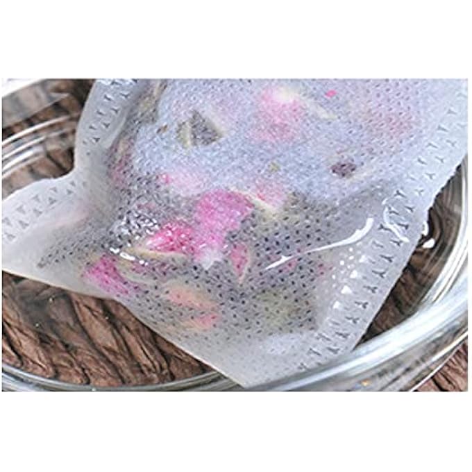 ECVV 200Pcs Disposable NonWoven Tea Bag Filter Seasoning Drawstring Sealed - Image 5