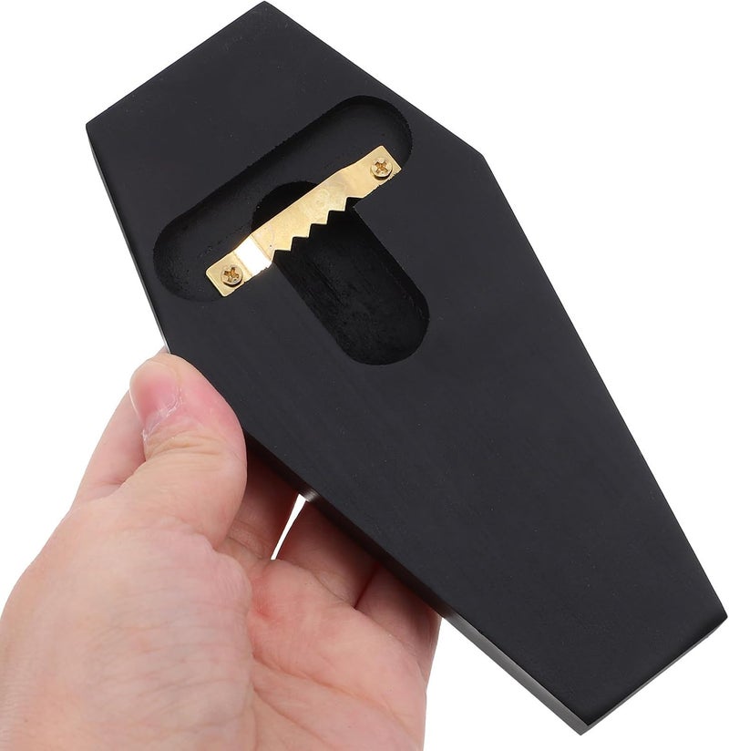 Garneck Wooden Wall Hooks 2pcs Small Coat Hanger Hooks Black Wood Decorative for Entryway Bathroom Kitchen Organization - Image 4