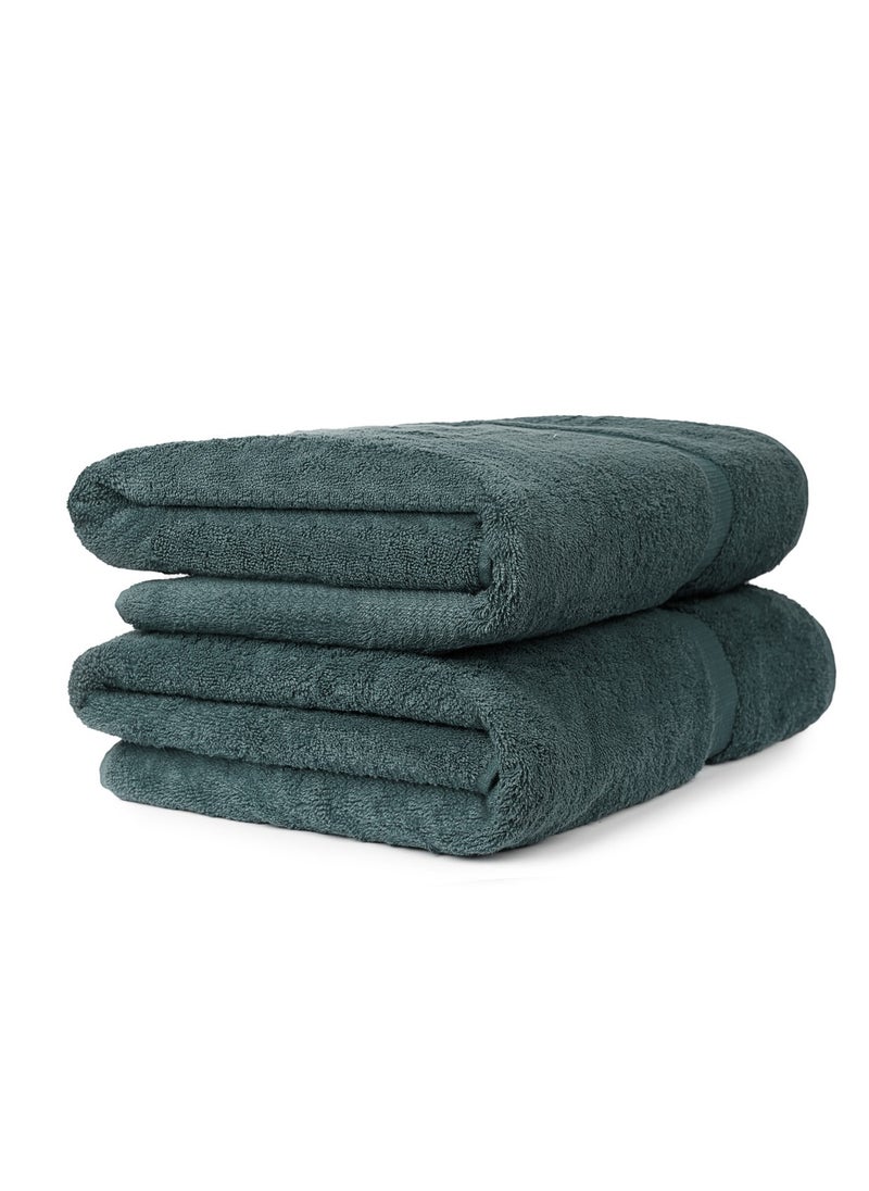 CLEANUP TOWELS - Cleanup Towels Set of 02 Bath Sheets. Size 90x170 Cm. Durable Quality With Excellent Color Options Specially Designed To Match Your Washroom And Home As You Desire. Well Absorbant Durable Lasts Long. 550 + GSM Guranteed. - Image 1