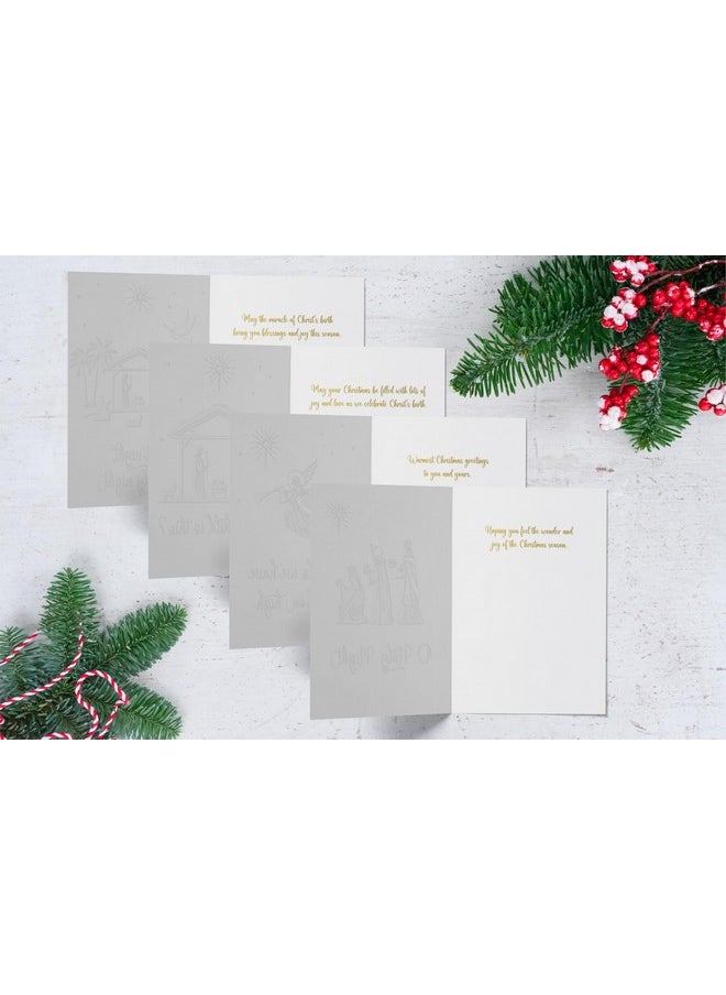 50 Pack Religious Christmas Cards With Embossed Gold Foil Accents, 5" X 7", High Gloss, Gold Foil Interior Greeting, With 50 Envelopes, 50 Count Boxed Assortment - pzsku/Z3257A4BCD20362A1E0EBZ/45/_/1731928174/d722e918-0438-498e-953b-61208521f90b