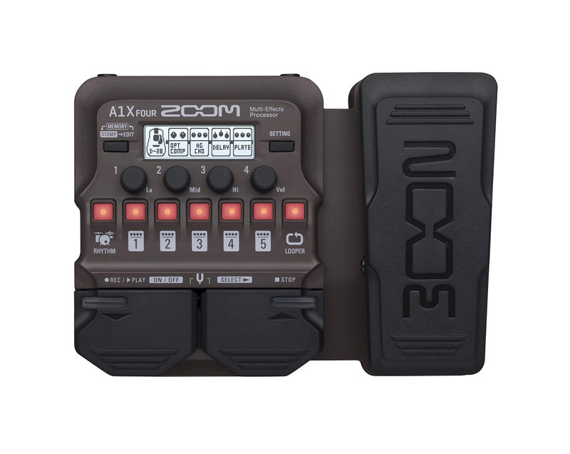 Zoom A1X Four Multi-Effects Processor (For Acoustic Guitar, Saxophone, Trumpet, Violin, Harmonica, Acoustic Bass, and More) - Image 1