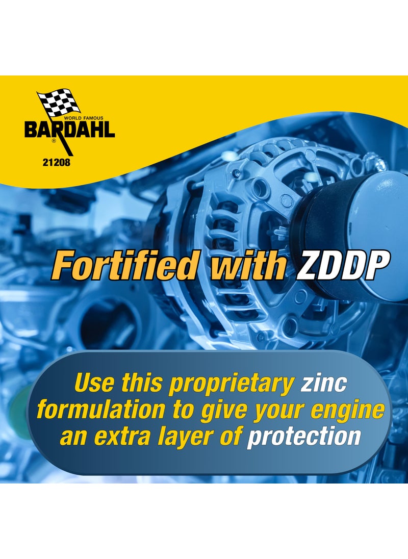 BARDAHL Bardahl B2 Engine Protection Motor Oil Additive - Zinc Engine Restore & Oil Burning Guard - Oil Treatment Designed to Lubricate & Reduce Wear on Older Cars & High Mileage Engines - 12 fl oz (1 Pack)  - Image 3
