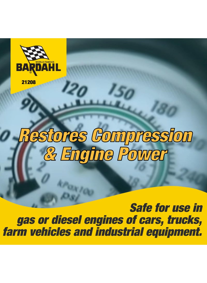 BARDAHL Bardahl B2 Engine Protection Motor Oil Additive - Zinc Engine Restore & Oil Burning Guard - Oil Treatment Designed to Lubricate & Reduce Wear on Older Cars & High Mileage Engines - 12 fl oz (1 Pack)  - Image 4