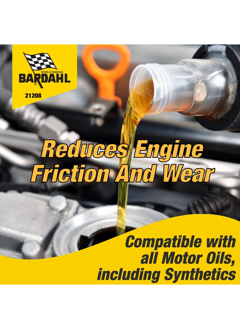 BARDAHL Bardahl B2 Engine Protection Motor Oil Additive - Zinc Engine Restore & Oil Burning Guard - Oil Treatment Designed to Lubricate & Reduce Wear on Older Cars & High Mileage Engines - 12 fl oz (1 Pack)  - Image 2