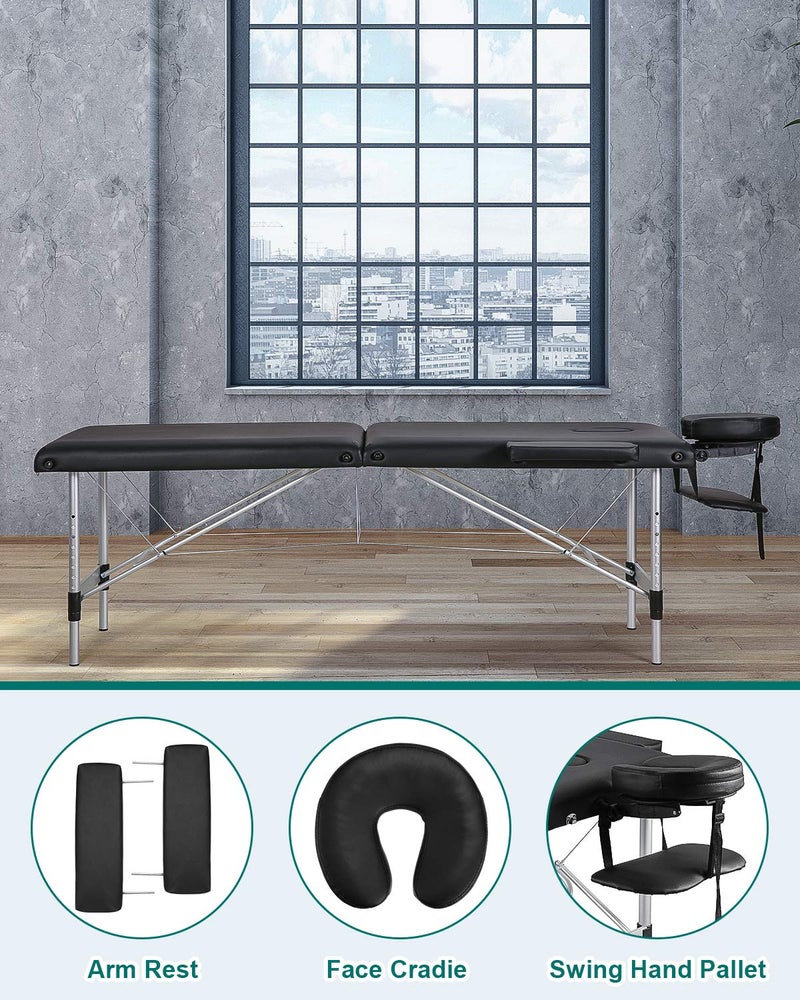 Generic ACi Massage Table Portable Massage Bed SPA Bed Lash Bed Facial Bed 84 Inch 2 Section Aluminum Full Accessories Home Shop - Image 5