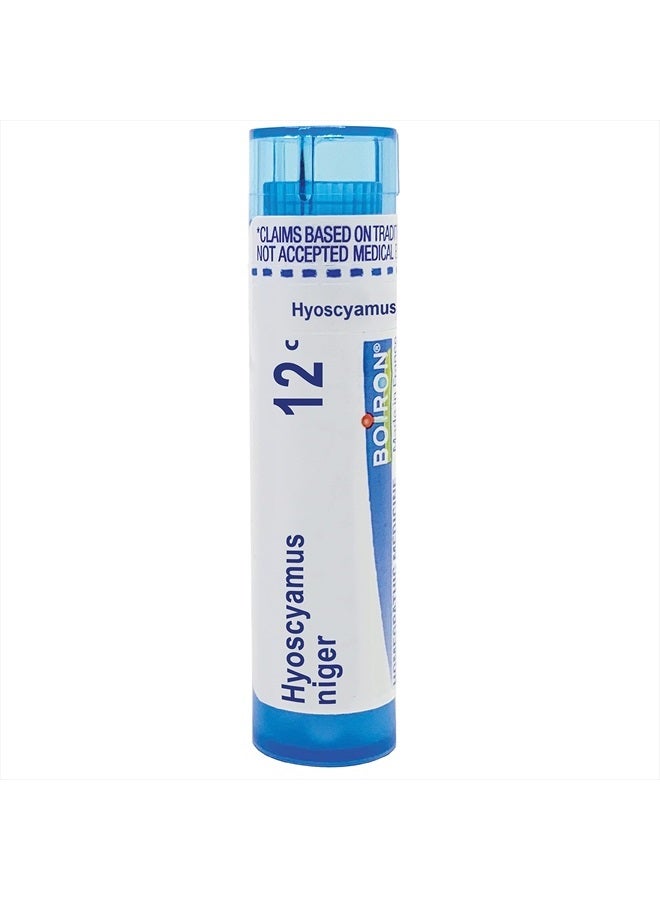 Boiron Hyoscyamus Niger 12C Homeopathic Medicine for Restless Sleep - 80 Pellets - Image 1
