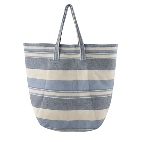 Värde Laundry Bag with Handle Pack of 1 | Foldable Clothes Laundry Bag | Also Works as Carry Bag | Lightweight & Durable | Perfect for College, Travel, and Daily Use | Kerala Blue Bell - Image 1