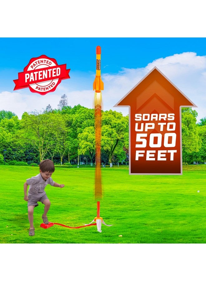 Flybar Hypr Rocket Launcher for Kids - Patented Designed Launcher Reach up to 500 Feet with Turbo Mode, 3 Rockets Included, Connectable Launcher for Multi Player Fun, Easy Set Up, Durable, Kids Outdoor Toys - Image 3
