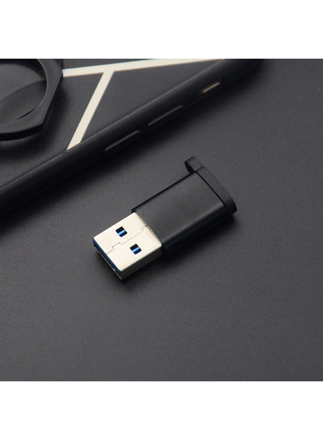 USB3.0 To Type-c Tpc Female To A Male Adapter OTG Mobile Phone Adapter Typec Charging Converter-Interface Form:T1 Short 2.0 Black (high Gloss) - Image 4