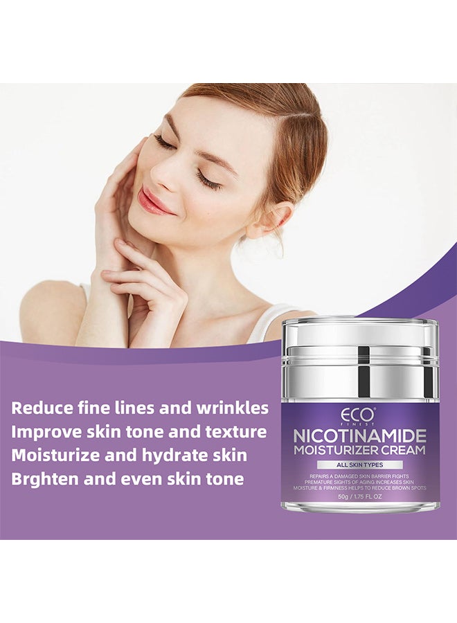 إيكو كريم تبييض النياسيناميد، كريم النمش المرطب، يزيل الكلف والنمش ويتلاشى البقع ويحسن البهتان. - Image 3