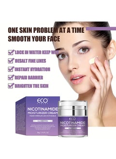 ECO Niacinamide whitening cream, moisturizing and hydrating anti-freckle cream removes melasma, freckles, lightens spots, improves dullness  - Image 2