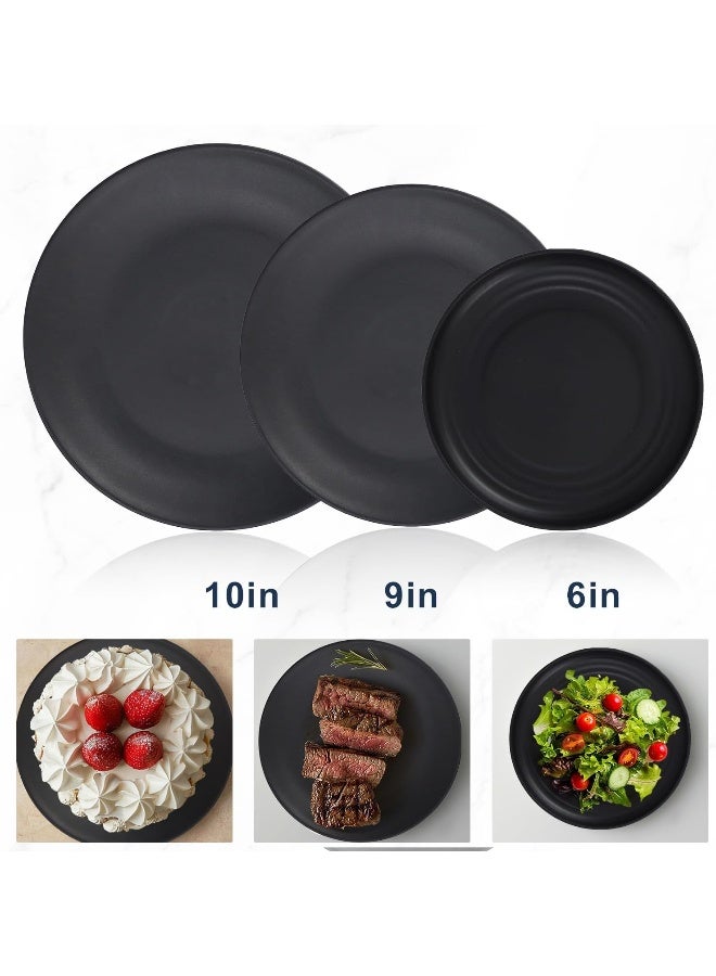 Wrova Wheat Straw Dinnerware Set of 40 Pieces - Image 2