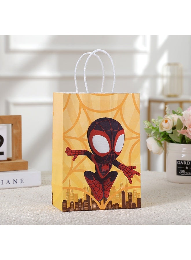 S-Quality Kids Superhero Gift Bags, Colorful Party Favor Bags for Birthday Party, Goodie Bags for Kids, Reusable Gift Bags for Parties and Celebrations  العنوان بالعربية - Image 4