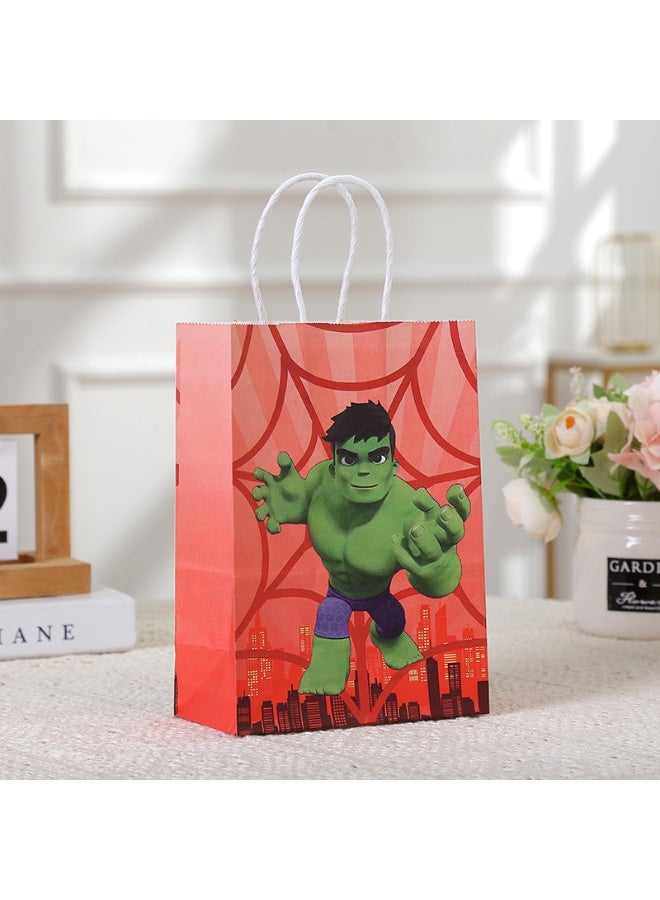 S-Quality Kids Superhero Gift Bags, Colorful Party Favor Bags for Birthday Party, Goodie Bags for Kids, Reusable Gift Bags for Parties and Celebrations  العنوان بالعربية - Image 5