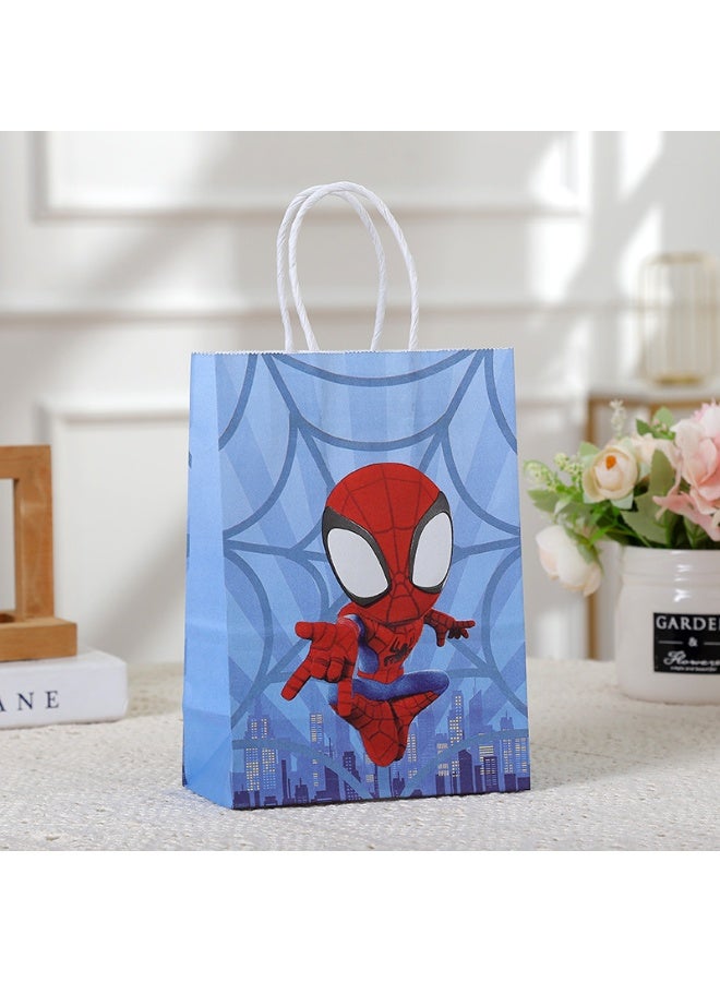 S-Quality Kids Superhero Gift Bags, Colorful Party Favor Bags for Birthday Party, Goodie Bags for Kids, Reusable Gift Bags for Parties and Celebrations  العنوان بالعربية - Image 2