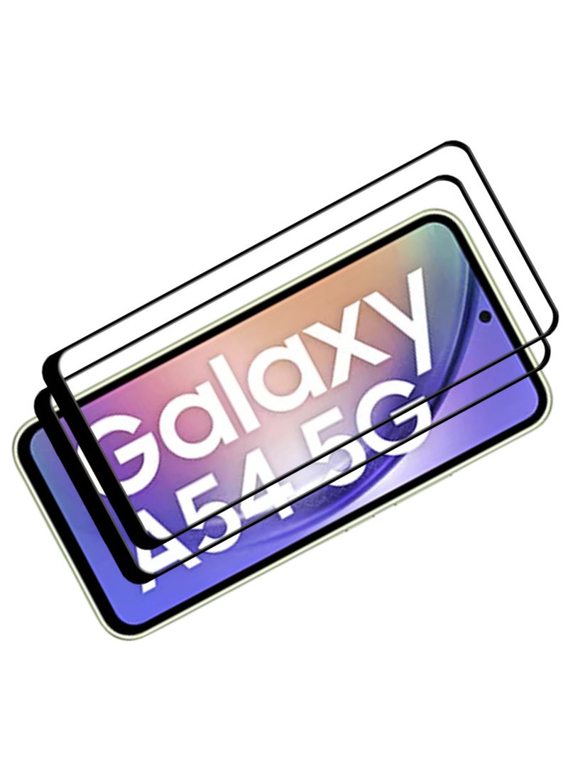 ACLIX 2 Pieces Antistatic ESD Dustproof Premium Quality High Definition Tempered Glass Screen Protector Designed For Samsung Galaxy A54 - Image 1