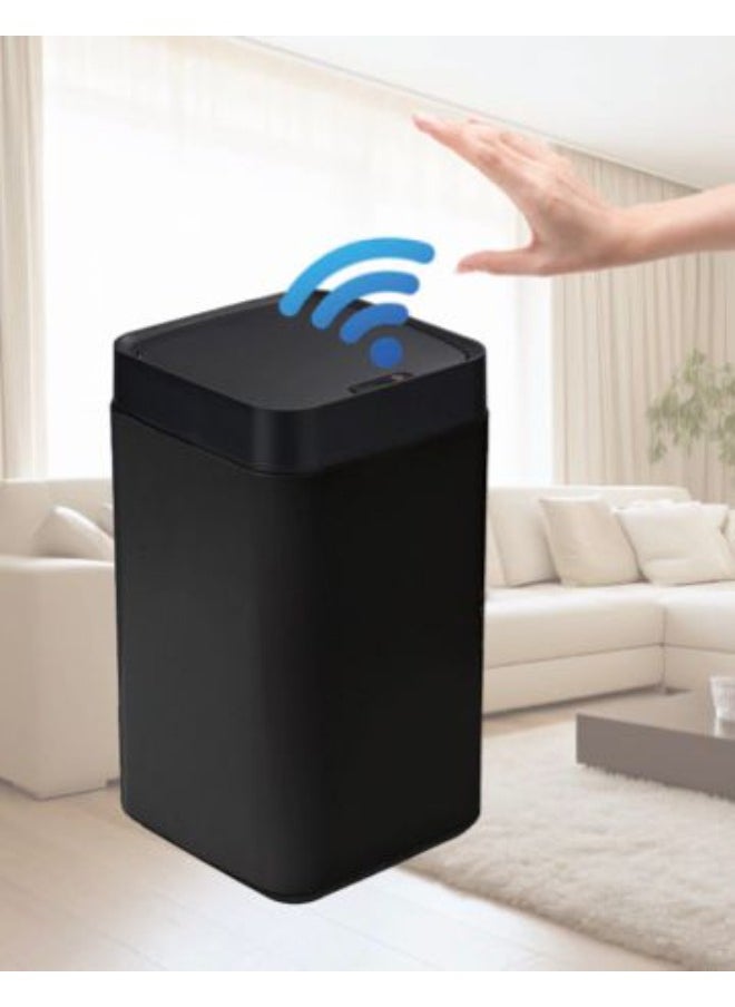 Feelings Feelings 20 Litre Cuboid Sensor Dustbin Carbon Steel Touchless Trash Bin Automatic Hand Motion Dustbin for Kitchen Office Bathroom Restaurant Hotel  - Image 5