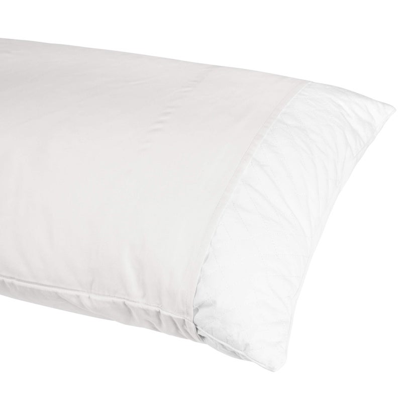 BEDSUM Microfiber King Pillowcases Set of 2  Soft Wrinkle Resistant and Easy Care Pillow Cases with Envelope Closure  20x40 inches  White - Image 5