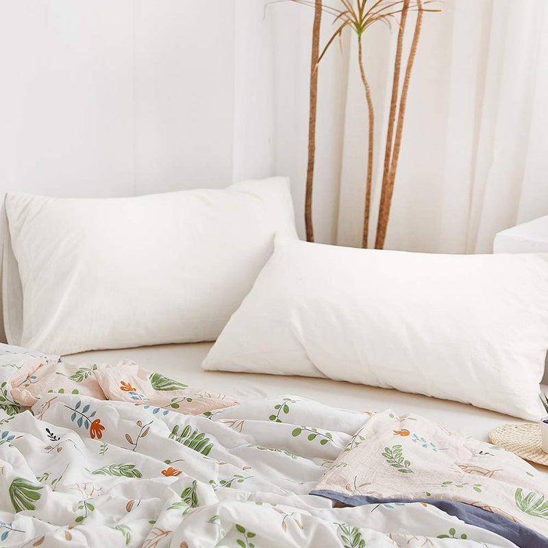 BEDSUM Microfiber King Pillowcases Set of 2  Soft Wrinkle Resistant and Easy Care Pillow Cases with Envelope Closure  20x40 inches  White - Image 3