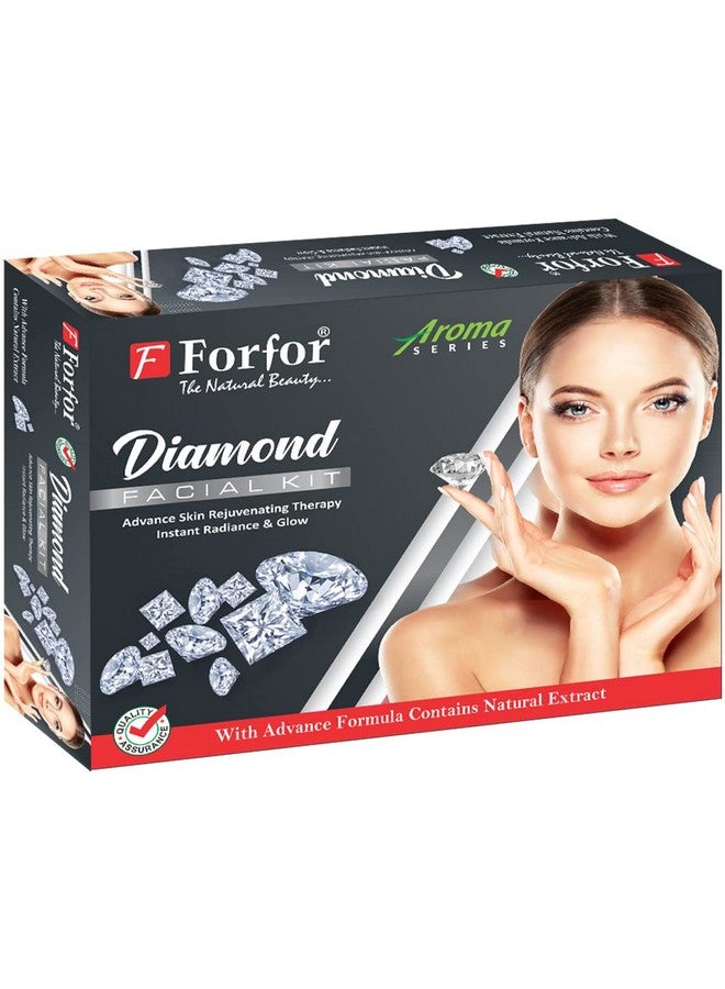 FORFOR مجموعة العناية بالوجه الماسية الطبيعية 5 خطوات 250 جرام للنساء علاج متقدم لتجديد البشرة للحصول على إشراقة فورية وتألق - Image 3