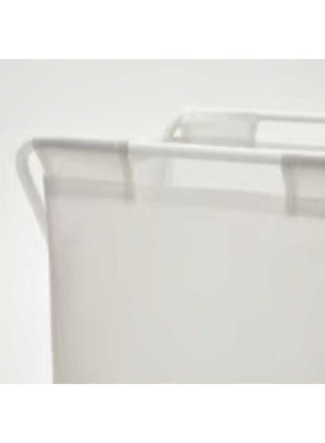 IKEA (イケア) Practical white laundry basket (50 liters) - Image 3