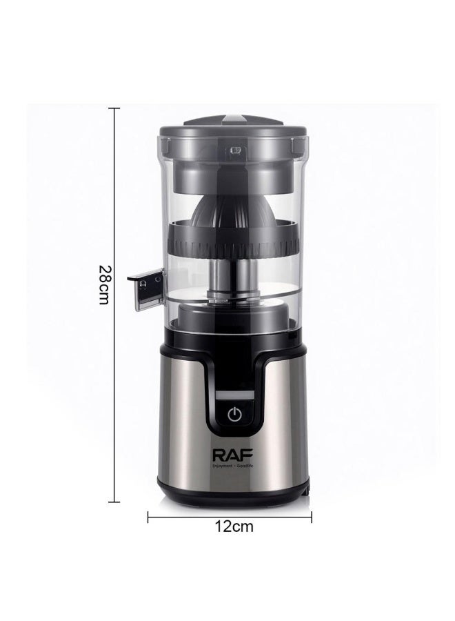 آر إيه أف عصارة الحمضيات الكهربائية من راف، سعة 350 مل - عصارة برتقال وليمون أوتوماتيكية من الفولاذ المقاوم للصدأ مع خاصية التحكم في اللب، تصميم سهل التنظيف - Image 3