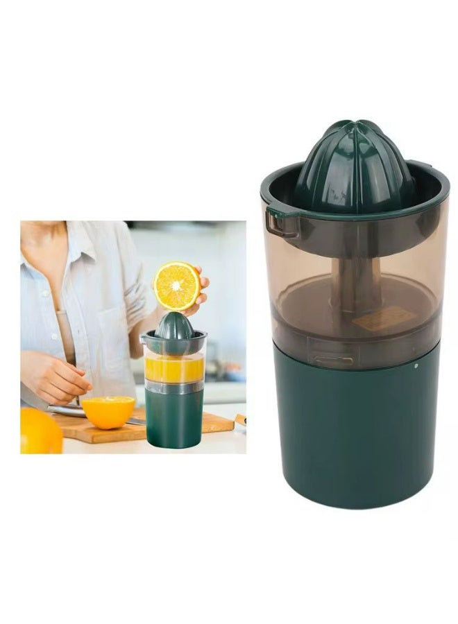 Electric Citrus Juicer 350ml – Stainless Steel Automatic Orange & Lemon Squeezer with Pulp Control, Easy-Clean Design
