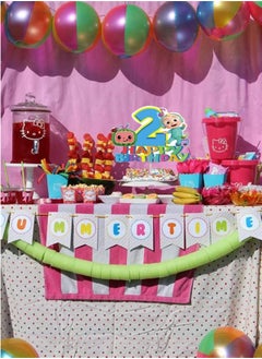 Y&D Cartoon Birthday Cake Topper, Party Supplies for Baby Topper Shower Theme Decoration (2 year old)  - Image 4