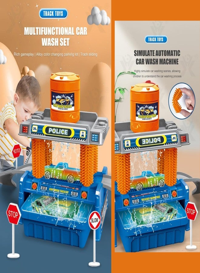 Lefan Color Changing Car Wash Toy - Interactive Vehicle Playset with Water Play & Pretend Car Wash Station - Fun Bath & Outdoor Toys for 3 4 5 6 7 8 Years Kids Boys Girls- Color May Vary - Image 2