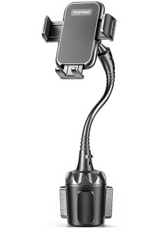 [Upgraded] Cup Holder Phone Mount Universal Adjustable Gooseneck Cup Holder Cradle Car Mount for Cell Phone iPhone Xs/XS Max/X/8/7 Plus/Galaxy