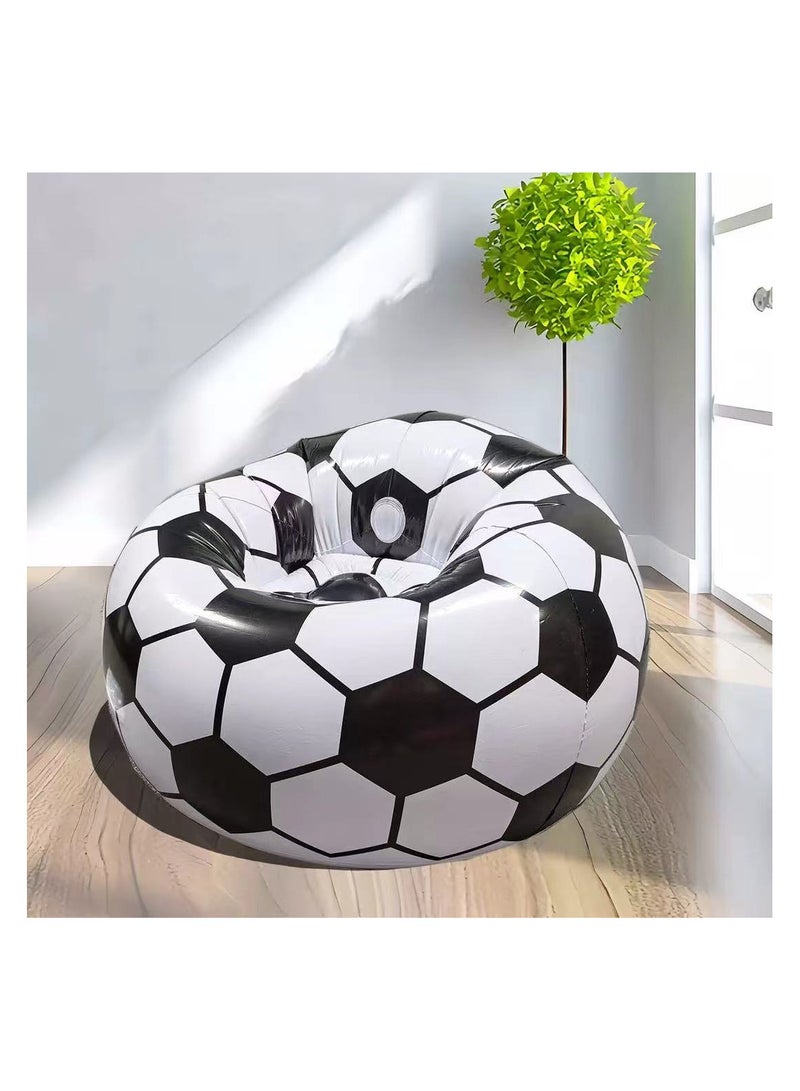 TNGames Official World Cup Edition Inflatable Soccer Sofa (105x70cm) | 3D Textured Design | Creative Home Decor/Fan Gift | Rapid Inflation | Thickened, Durable & Tear-Resistant - Image 2