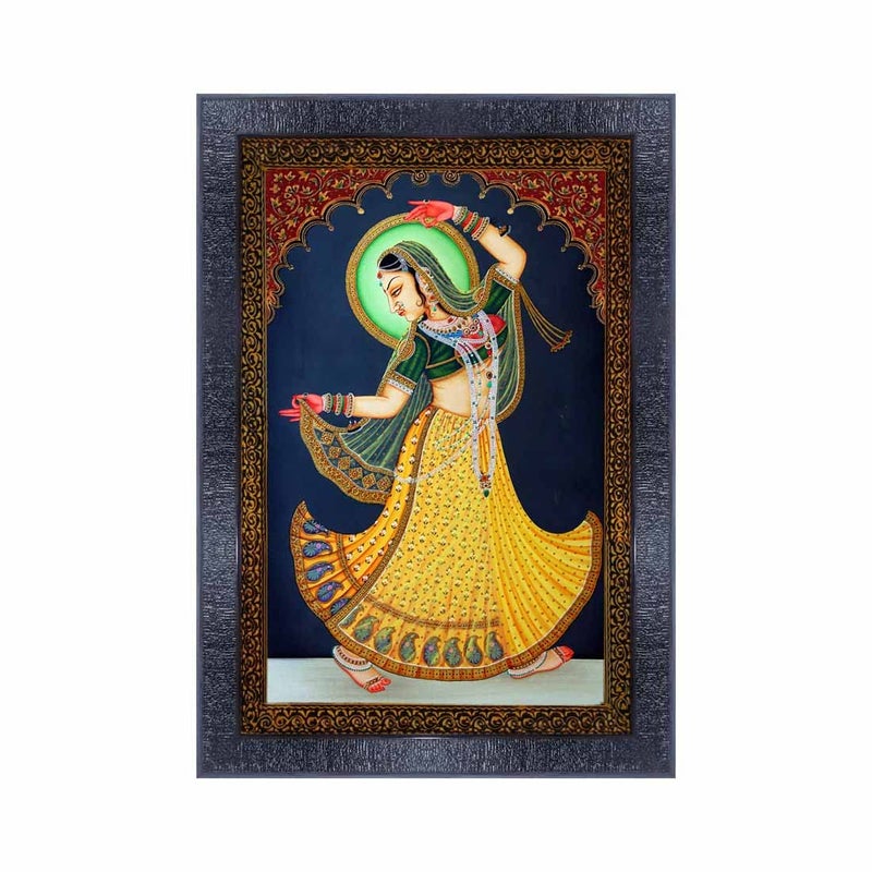 pnf Poster And Frames Rajasthani Miniature Painting Art Wooden Photo Frame With Acrylic Sheet | Living Room, Bedroom | Home Decoration | Best Gifting Option (10 * 14inch,Multicolour,Synthetic) 1029 - Image 5