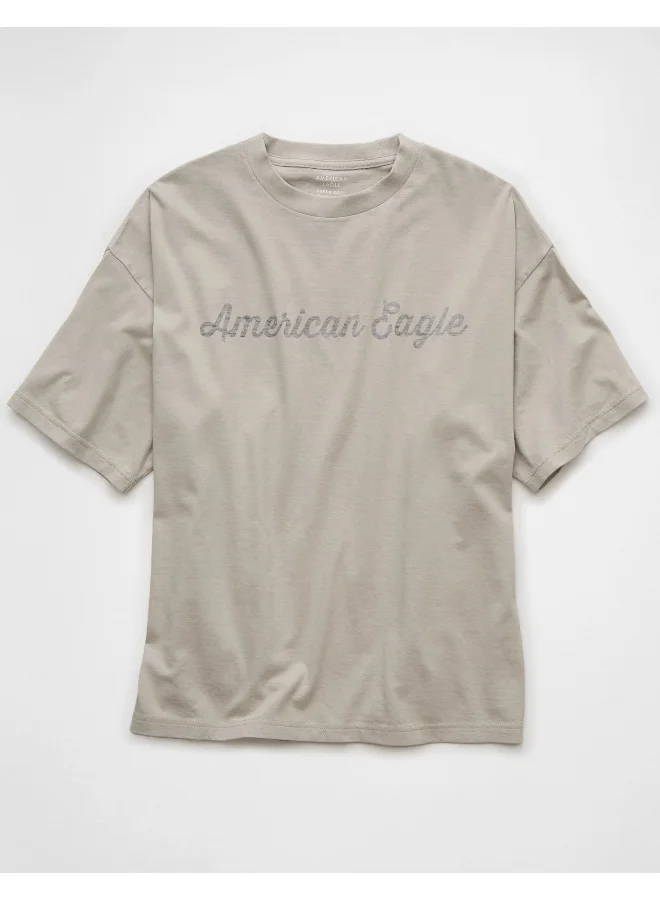 American Eagle AE Oversized Photo Graphic T-Shirt