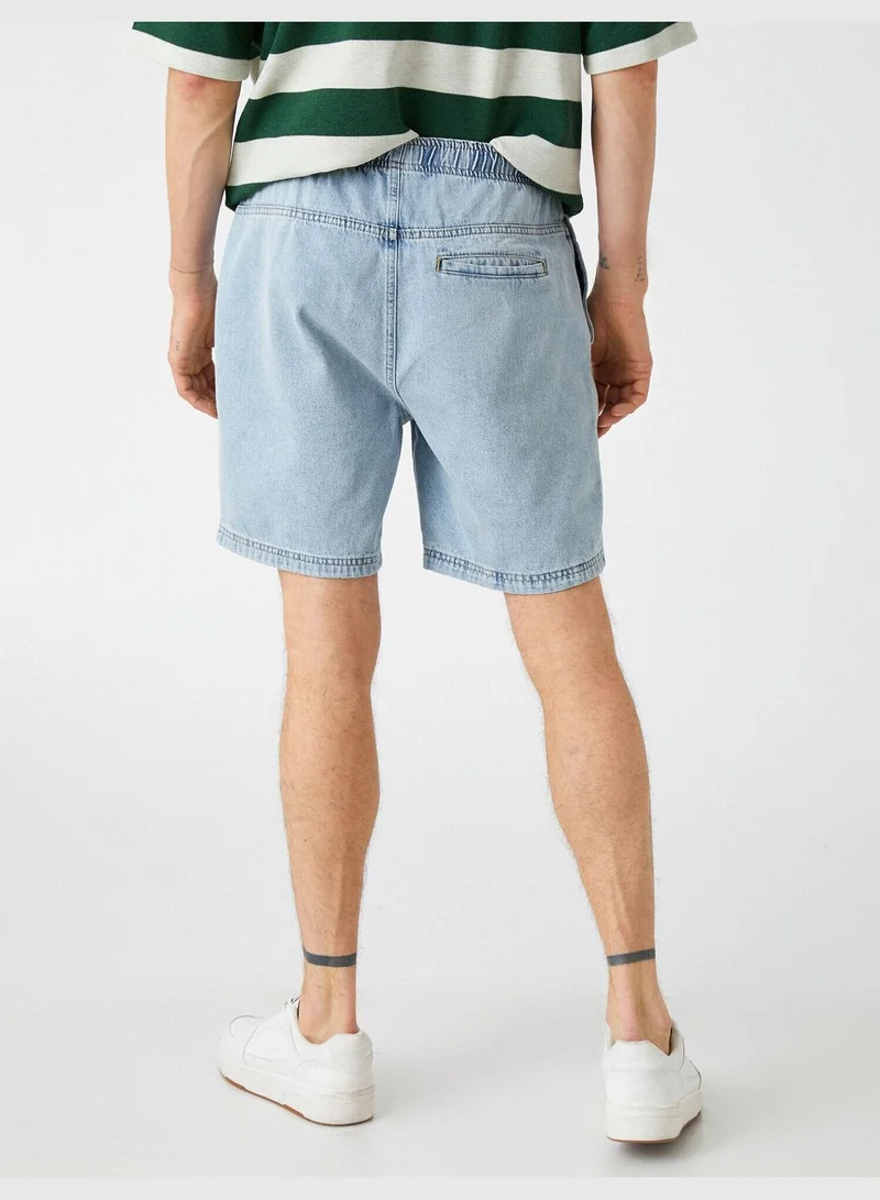 KOTON Oversized Denim Shorts