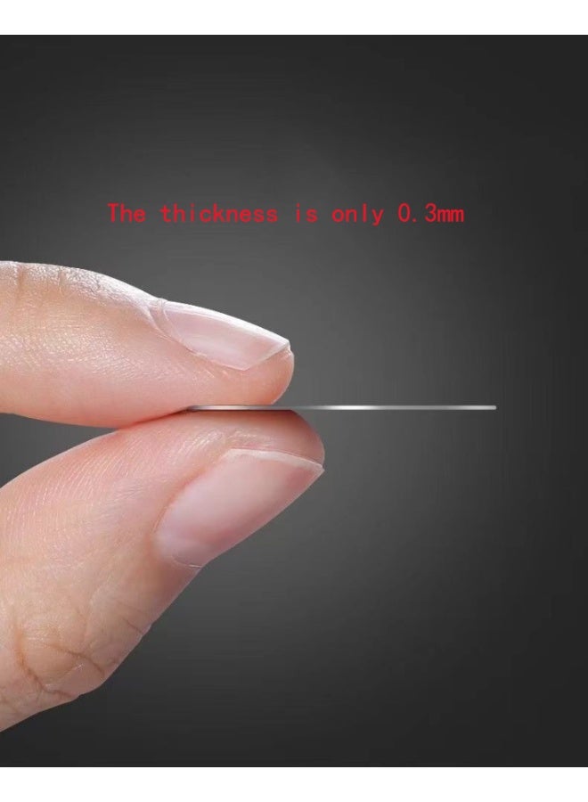 2 قطعة رقاقة مغناطيسية حامل الهاتف السيارة الملحقات ، ورقة مغناطيسية كهربائية جولة سوداء 45mm - Image 4