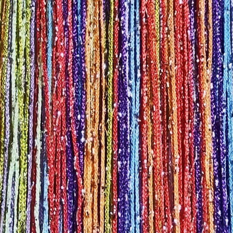 ave split Decorative Door String Curtain Wall Panel Fringe Window Room Divider Blind Divider Tassel Screen Home 100cm*200cm (Colorful18) - Image 1