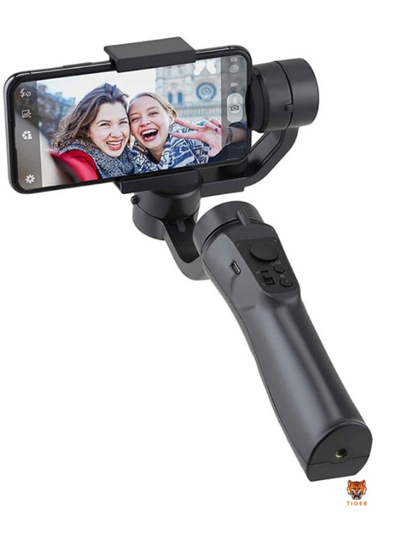 TIGER - F6 3-Axis Handheld Gimbal Stabilizer with Tripod – Pro-Grade Stabilization for Smartphone Video - Image 1