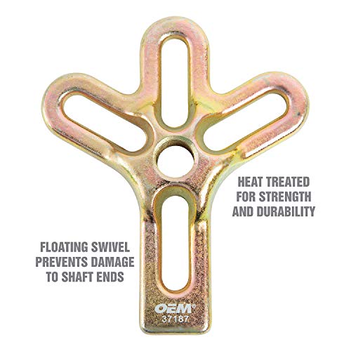 OEMTOOLS مجموعة سحب موازن التوافقي OEMTOOLS 37187 - يوك سحب فولاذي معالج حرارياً لتروس، وعجلة القيادة، وبكرة عمود الكرنك - Image 5