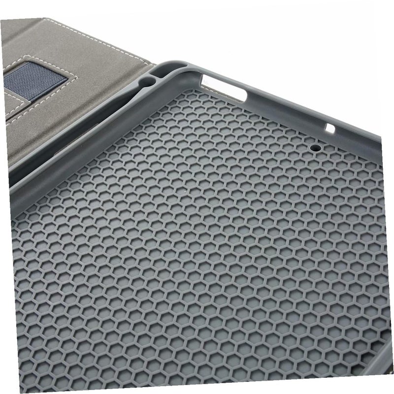 10.2 Inch Tablet Case with Auto Wake Sleep Function Protective Cover Wine Red for Travel - Image 3
