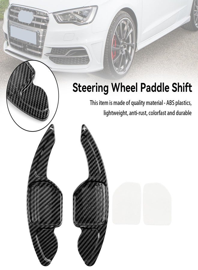 Topteng Steering Wheel Shift Paddle Shifter Extension Cover for Audi A3 S3 RS3 2013-2016, A4 S4 2013-2016, A5 S5 2012-2016, A6 S6 RS6 2012-2018, A7 2012-2018 - Image 4