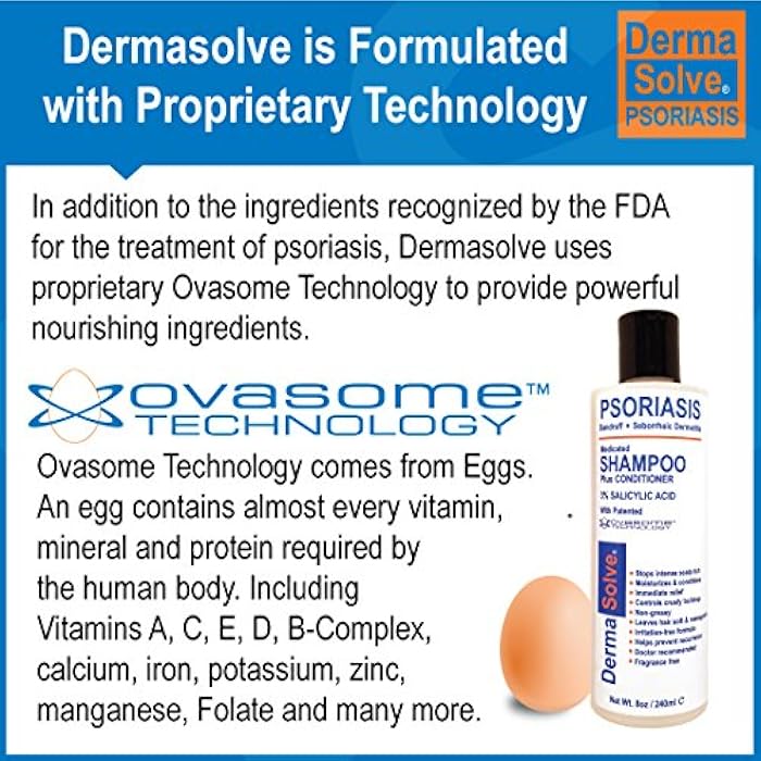 Dermasolve Psoriasis Shampoo and Leave-In Styling Spray Conditioner (Combo Pack) | Detangler for Sensitive Skin, Soothing Anti Dandruff, De-Flake, Dry Scalp Treatment for Seborrheic Dermatitis & Damaged Hair - Image 5