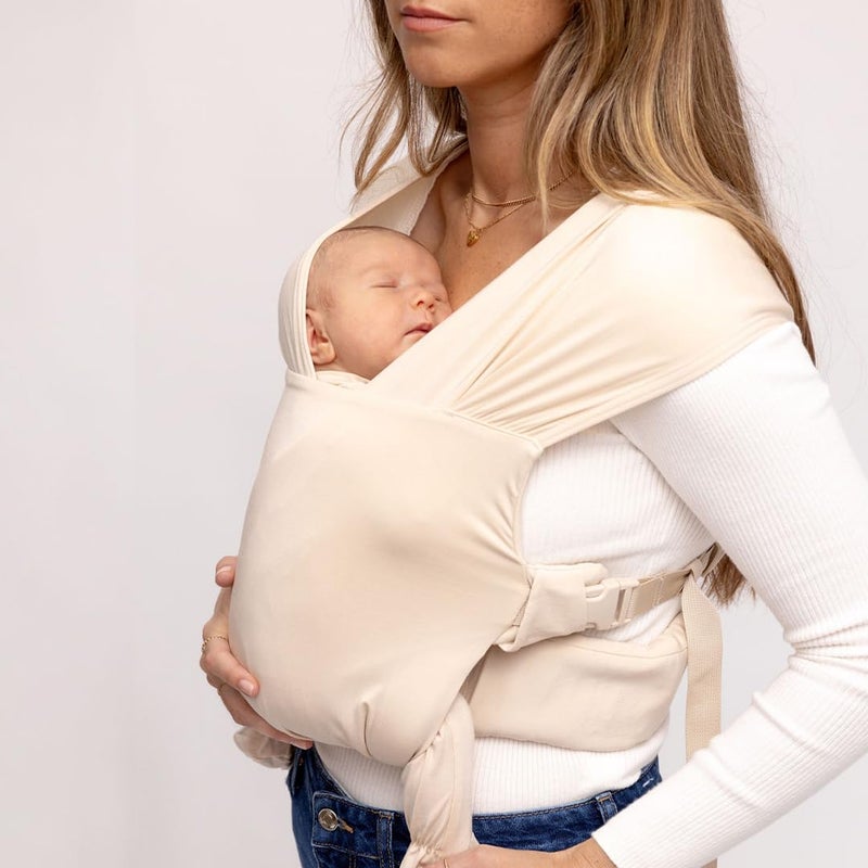 WildBird - Aerial Buckle Wrap - 0-6 Months - Standard (XS-XL) Sparrow - Newborn Baby Carrier - Front Carry - Soft Fabric, Straps, Head Support, Padded Waist Belt - Baby Essentials - New Mom Gifts - Image 5