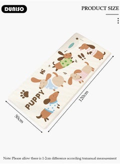 DUNISO Cartoon Rectangle Kids Rug, Animals Non Slip Super Soft Plush Area Rug for Kids Room Playroom Nursery Bedroom,Soft Washable Crawling Play Mat for Kitchen Home Decor  - Image 4