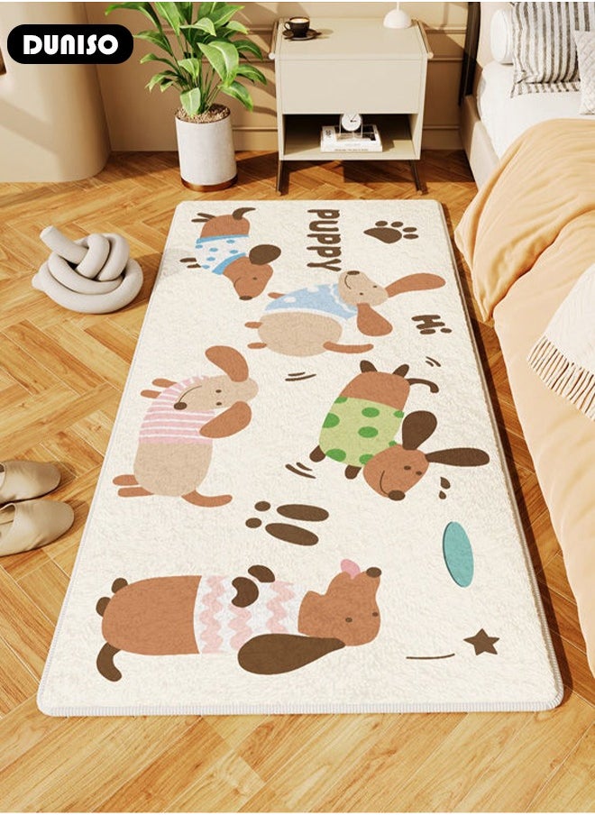 Cartoon Rectangle Kids Rug, Animals Non Slip Super Soft Plush Area Rug for Kids Room Playroom Nursery Bedroom,Soft Washable Crawling Play Mat for Kitchen Home Decor - pzsku/Z32593BE4D4164C280249Z/45/_/1733449009/e3973c79-2cfa-46af-9e29-98e07927f10d