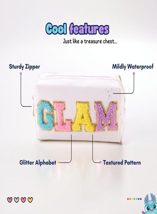 Tinker Squad حقيبة مكياج لطيفة من Tinker Squad للبنات | حقيبة سفر للأطفال | حقيبة مستحضرات تجميل أساسية للسفر للنساء | حقائب أنيقة لتنظيم المكياج للبنات | حقيبة مكياج للبنات - Image 5