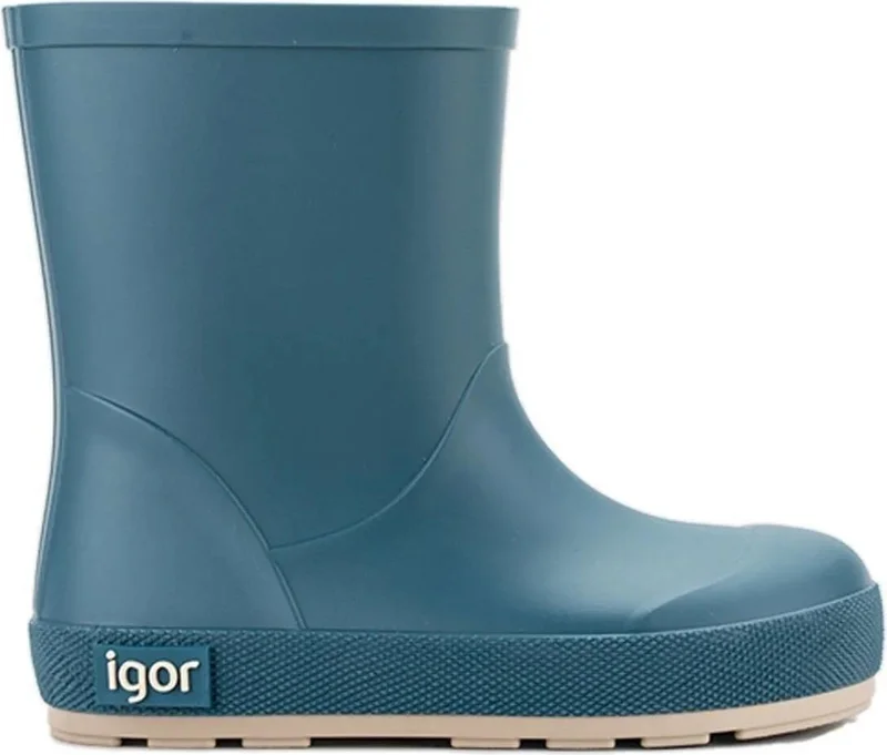 Igor Yogi Dk Petrol Kids Rain Boots Petroleo W10294-213 V1