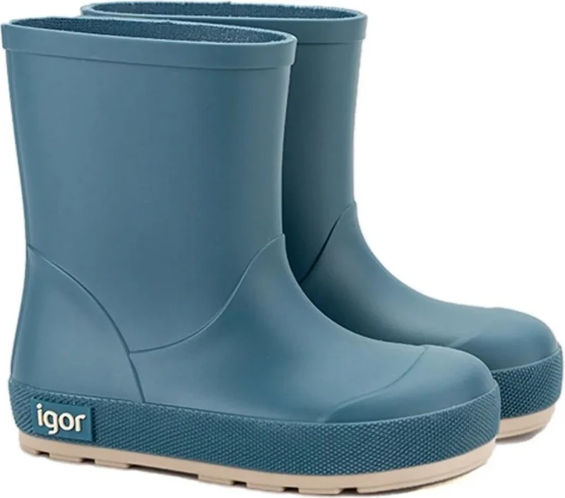 Igor Yogi Dk Petrol Kids Rain Boots Petroleo W10294-213 V1