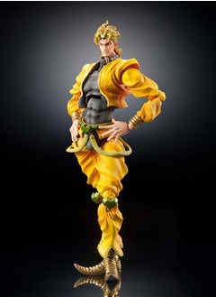 JoJo 's Bizarre Adventure Dio Brando Action Figure Statue ,  Dio Figures , Anime JoJo's Bizarre Adventure Statue Model , Anime Figure Toy Collection Set , Suitable for Car and Table Decoration 17cm